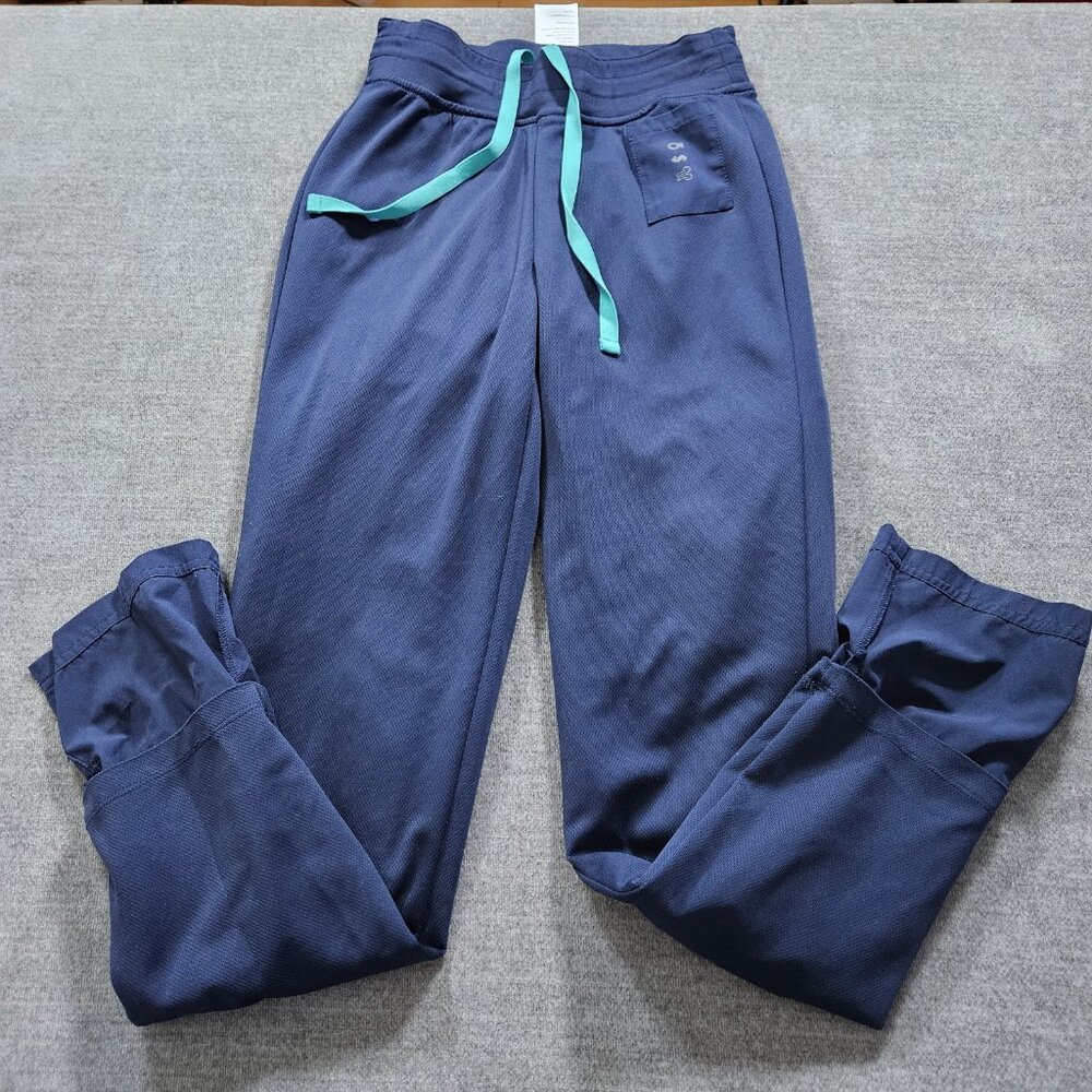 Figs Scrub Pants Womens XXS Yola Navy Blue FREEx Lined  High Waist W23SW2007 - Picture 12 of 14